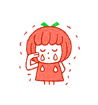 かわいいイチゴちゃん（個別スタンプ：19）