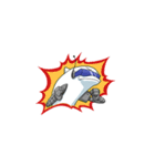 RAD the Albino Dolphin（個別スタンプ：3）