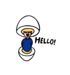 Middle aged man face（個別スタンプ：1）