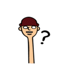 Middle aged man face（個別スタンプ：8）