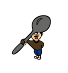 Middle aged man face（個別スタンプ：17）