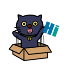 Lovely blue cat（個別スタンプ：3）