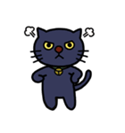 Lovely blue cat（個別スタンプ：19）