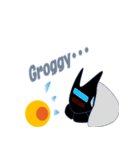black cat with IKURA（個別スタンプ：15）