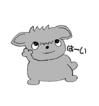 構ってちゃんの黒ペキもも（個別スタンプ：3）