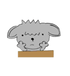 構ってちゃんの黒ペキもも（個別スタンプ：15）