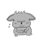構ってちゃんの黒ペキもも（個別スタンプ：34）