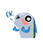 Platoo(M) ＆ Pluta(W) Mackerel Lover（個別スタンプ：9）