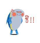 Platoo(M) ＆ Pluta(W) Mackerel Lover（個別スタンプ：21）