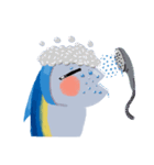 Platoo(M) ＆ Pluta(W) Mackerel Lover（個別スタンプ：30）