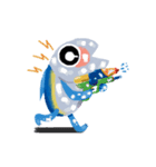 Platoo(M) ＆ Pluta(W) Mackerel Lover（個別スタンプ：35）