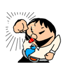 偉そうなヒゲのサラリーマン「ヒゲさん4」（個別スタンプ：6）