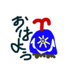 カメヘイの謎生物withどうぶつさん（個別スタンプ：3）
