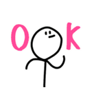 棒人間のダニエルくんプラス(英語版)（個別スタンプ：8）