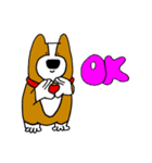 犬と男（個別スタンプ：1）