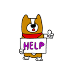 犬と男（個別スタンプ：10）
