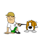 犬と男 3（個別スタンプ：27）