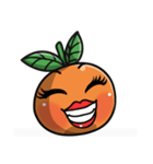 Cute Oranges emoji - all best for you（個別スタンプ：1）