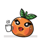 Cute Oranges emoji - all best for you（個別スタンプ：2）