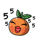 Cute Oranges emoji - all best for you（個別スタンプ：4）