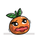 Cute Oranges emoji - all best for you（個別スタンプ：7）