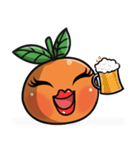 Cute Oranges emoji - all best for you（個別スタンプ：15）