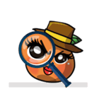 Cute Oranges emoji - all best for you（個別スタンプ：18）