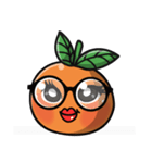 Cute Oranges emoji - all best for you（個別スタンプ：40）