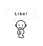 大人おしゃれな シンプルスタンプ英語（個別スタンプ：6）
