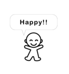 大人おしゃれな シンプルスタンプ英語（個別スタンプ：14）