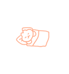 作画が不安定なくまちゃん（個別スタンプ：6）