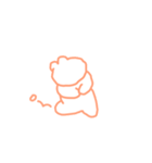 作画が不安定なくまちゃん（個別スタンプ：18）