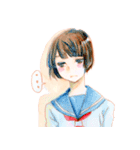 少女漫画印（個別スタンプ：14）