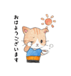 消防にゃんこ【レスキュー】スタンプ（個別スタンプ：1）