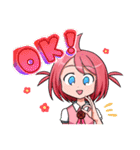 元気！あいかちゃんスタンプ（個別スタンプ：1）