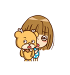 Baby YunYun ＆ BearDeer 4（個別スタンプ：8）