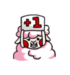 羊と羊の人形（個別スタンプ：26）