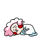 羊と羊の人形（個別スタンプ：32）