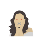Woman needs no words（個別スタンプ：1）