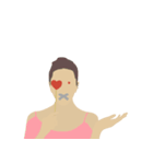 Woman needs no words（個別スタンプ：2）