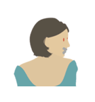 Woman needs no words（個別スタンプ：3）