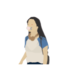 Woman needs no words（個別スタンプ：6）
