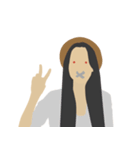 Woman needs no words（個別スタンプ：7）