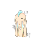 Mohawk Man [EN]（個別スタンプ：7）
