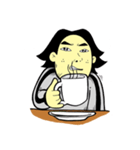 Ambumahbub and a cup of coffee（個別スタンプ：1）