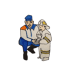 がんばれ消防団（個別スタンプ：14）