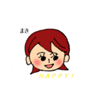マキのハッピーな1日（個別スタンプ：11）