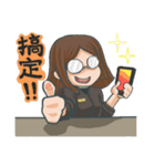 Counter service staff 01（個別スタンプ：2）
