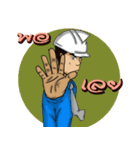 Engineer white hat（個別スタンプ：3）