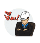 Engineer white hat（個別スタンプ：35）